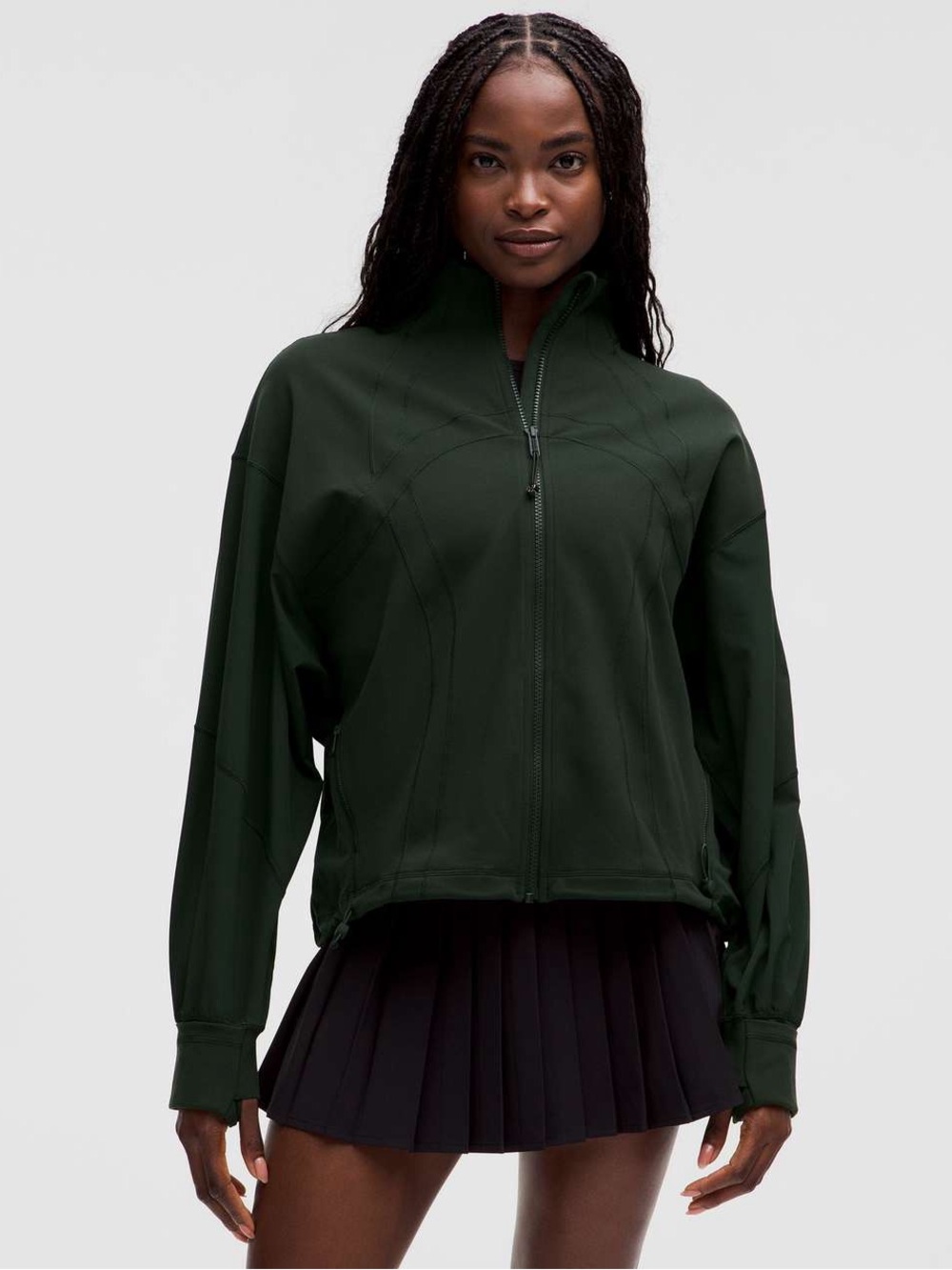 lululemon athletica Dark Green Bomber Jacket
